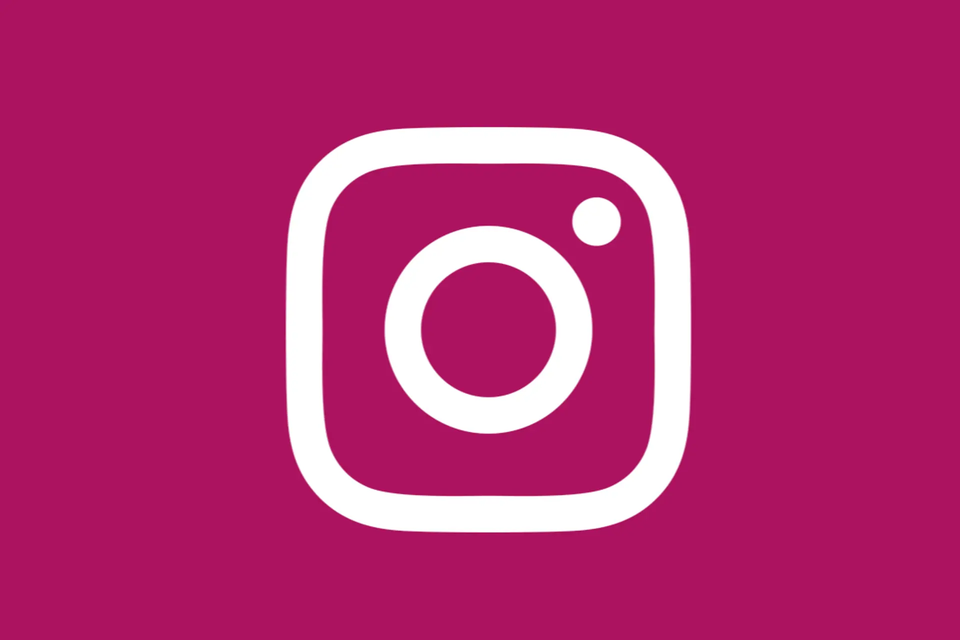 Das Instagram-Logo als Illustration in Weiß